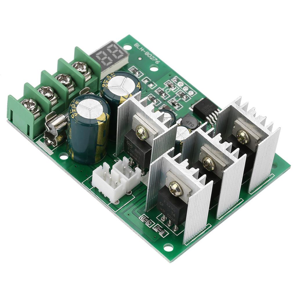 DC6 60V 30A Digital Display 0 100percent  Adjustable Drive Module PWM DC Motor Speed Controller