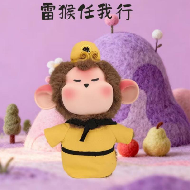 Thunder Monkey Journey to the West Qitian Dasheng Vinyl Doll Trendy Handmade Collectible Toy Gift