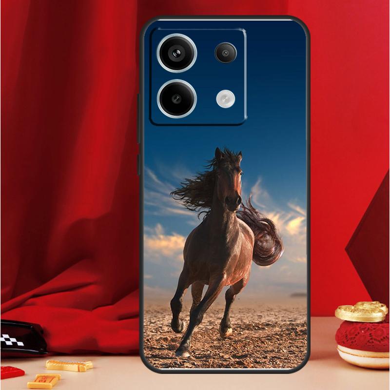 Чехол Бегущие лошади для Xiaomi Redmi Note 14 Pro 13 12 11 10 15 Pro Plus Redmi 15 14C 13C 10C 12C 15C Funda