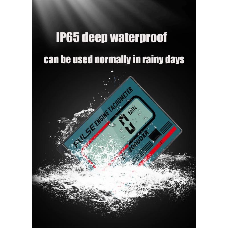 Тахометр для мотоцикла 100-30000 об/мин цифровой тахометр для газонокосилки квадроцикла бензиновый двигатель свечи зажигания водонепроницаемый