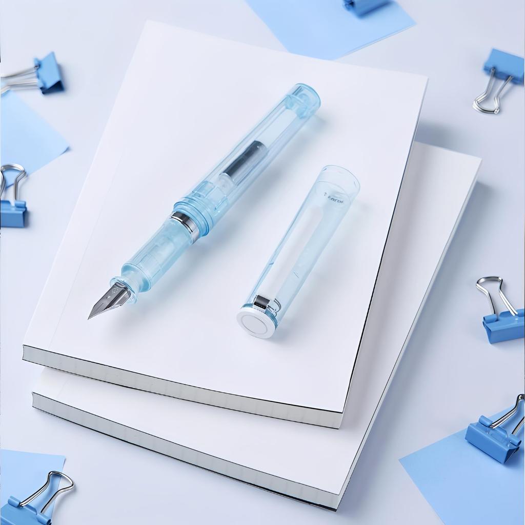 Sailor Fountain Pen TUZU ADJUST Glassy Fine Nib 12-0561 Self-Packaging (Crystal Sky, F)