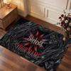 Slipknot Personalized Crystal Velvet Carpet, Customized Name Text Soft Anti‑Slip Rug for Living Room Bedroom