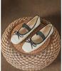Fashion French Flat Bottom Bow 2024 Spring New Ballet Shoes Square Head Strap Comfortable Everyday Versatile Fashion Single Shoe Women