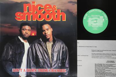Виниловая пластинка NICE SMOOTH Aint A Damn Thing Changed MR060 Lexington Япония Рэп Хип-Хоп R&B Б/у