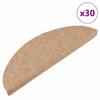 VidaXL Self-Adhesive Stair Treads 30 Pcs Beige 56x17x3 Cm, Tread, Stair Tread Carpet, 3365895