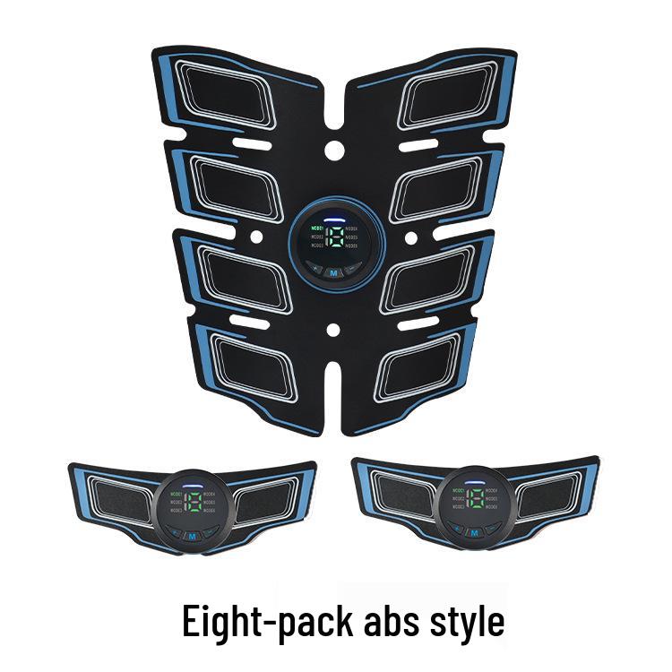 Перезаряжаемый EMS Умный Тренажер для Пресса с Цифровым Дисплеем - Стимулятор Мышц и Массажер Фитнес-Оборудование.