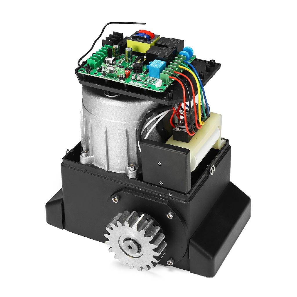 Электрический привод для раздвижных дверей 750 Вт с дистанционным управлением, мотор для плоских дверей, открыватель электрических ворот для виллы с 2 пультами дистанционного управления