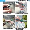 SPRAYFLEX Ручной распылитель Насосный распылитель Напорный распылитель Универсальная насадка на бутылку Насос