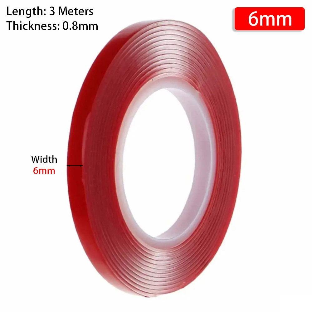 3 метра/рулон прочная самоклеящаяся лента для автомобильного телефона планшета ЖК-экрана стекла