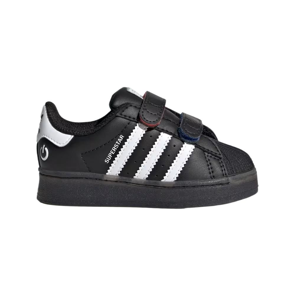 Adidas Originals Superstar PU Synthetic Leather LED Light Comfortable Casual Simple Versatile Low-Top Shoes Baby sneaker JI0507