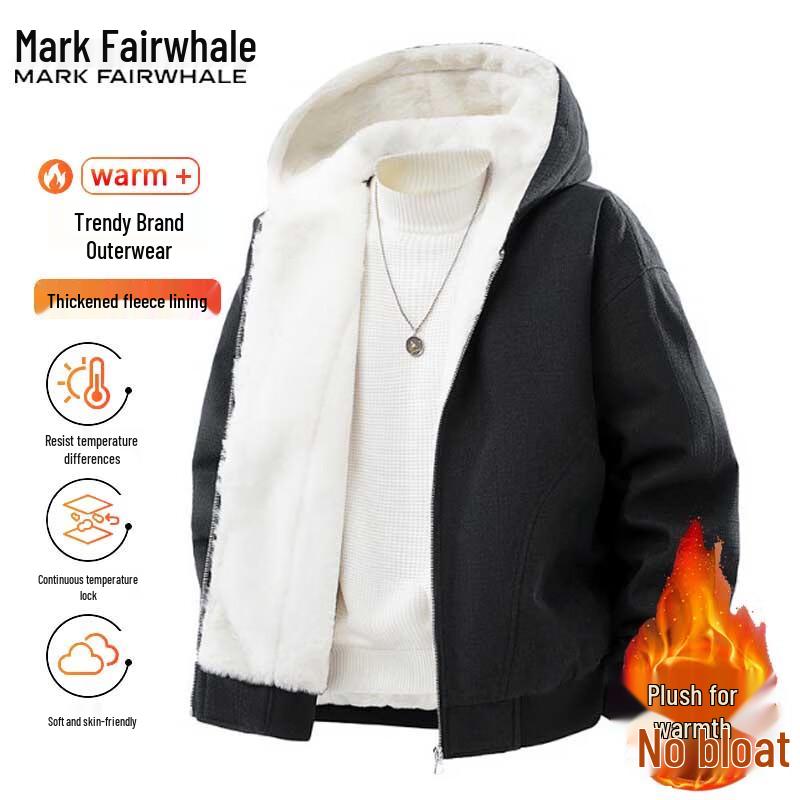 Mark Fairwhale Мужская зимняя куртка с капюшоном
