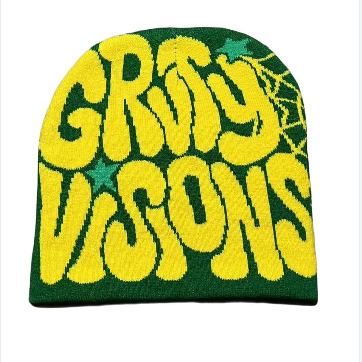 Высококачественная зимняя простая шапка-бини из 100% акрила, теплая вязаная шапка