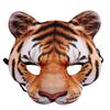 Halloween Tiger Cosplay Mask EVA Half Face Mask for Party Masquerade Ball Costume Masks