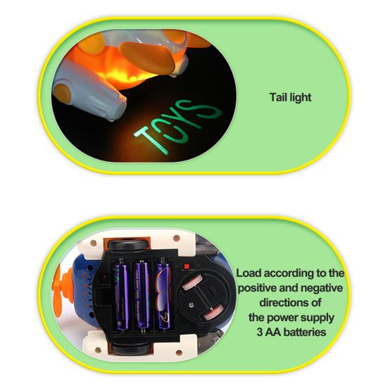 Электрическая подводная лодка, музыкальный проекционный автомобиль с вращающейся игрушкой астронавтов, световая имитация, забавная модель самолета