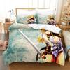 Queen Blade Bedding Set Single Twin Full Queen King Size Bed Set Adult Kid Bedroom Duvet Cover Sets 3D Print Anime Bed Sheet Set