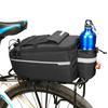 Insulated Bicycle Rear Rack Bag with Reflective Stripes Bike Trunk Bag  Bike Rear Seat