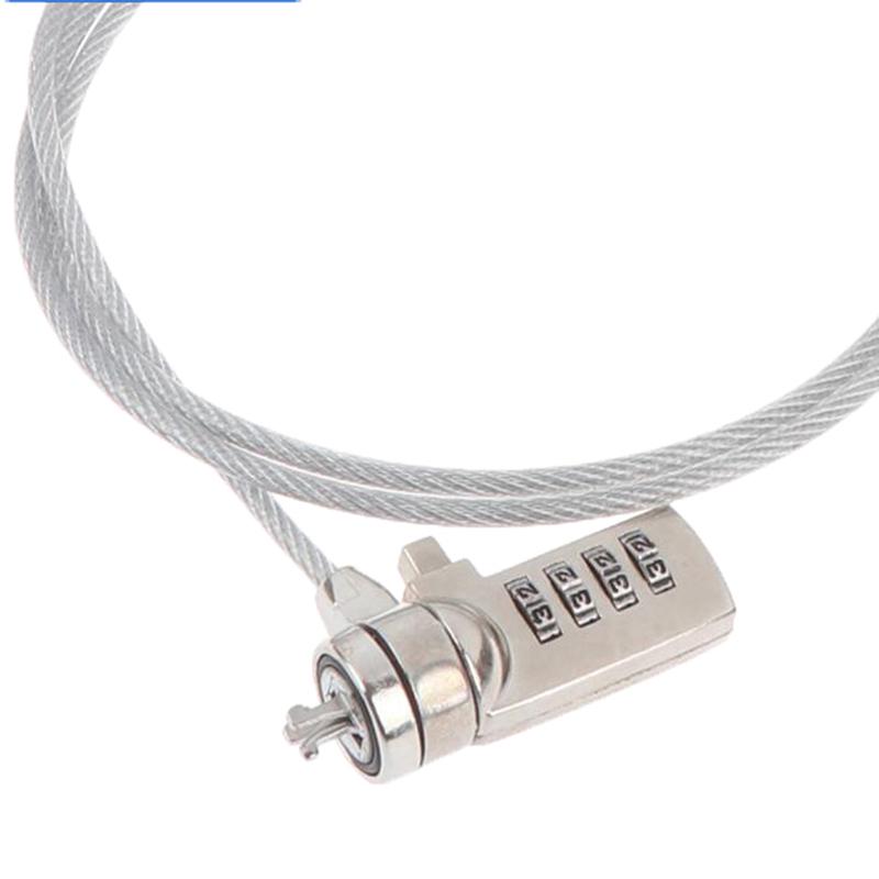 4-значный пароль безопасности компьютерный замок противоугонная цепь для ноутбука ПК ноутбук