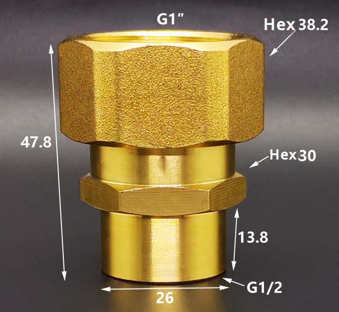 DN15 DN20 DN25 1/2" 3/4" 1" BSP Наружная Внутренняя Муфта-Переходник Угольник Латунный Сантехнический Фитинг Соединитель Дом Сад Вода