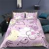 Romantic Butterfly Girl Duvet Cover 3D Fairy Girl With Wings Bedding Set King For Girls Women Couple Animals Floral Quilt Cover