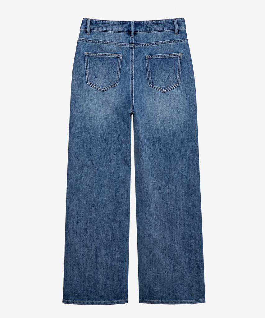 MIND BRIDGE WOMEN [W] Wide Washed Denim Pants
