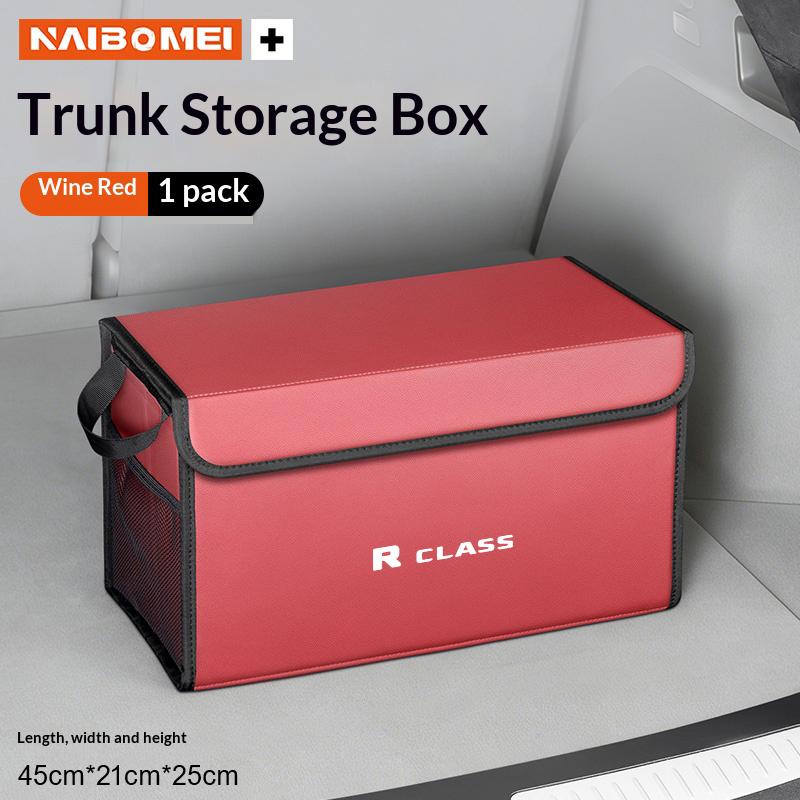 ECLD4 For Mercedes-Benz R Class Car Trunk Foldable Storage Box Multi-Purpose Storage Organizer Bag Large-Capacity Stowing Tidying Bag