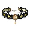 Black Lace Necklace Collar Choker Velvet Vintage Gothic Chain Pendant