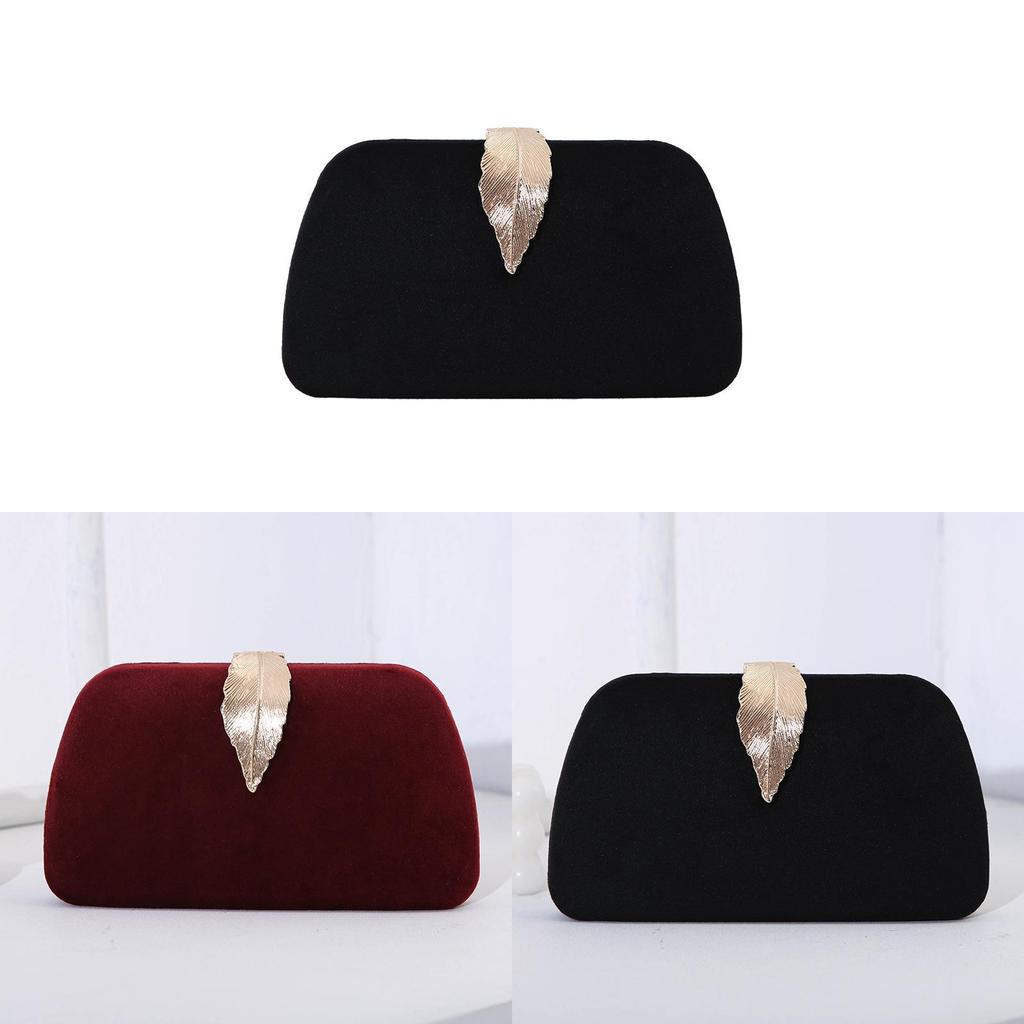 Stylish Velvet Square Bag With Lock Closure And Phone Pocket For Dressy Occasions