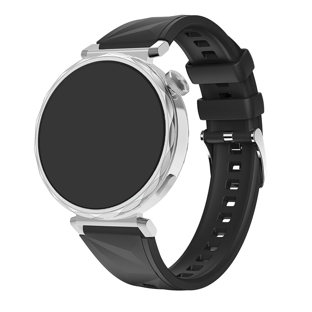 2 шт. - 18 мм Подходит для Huawei Watch GT5/GT5 Pro/GT4 Женский силиконовый ремешок для смарт-часов с игольчатой пряжкой