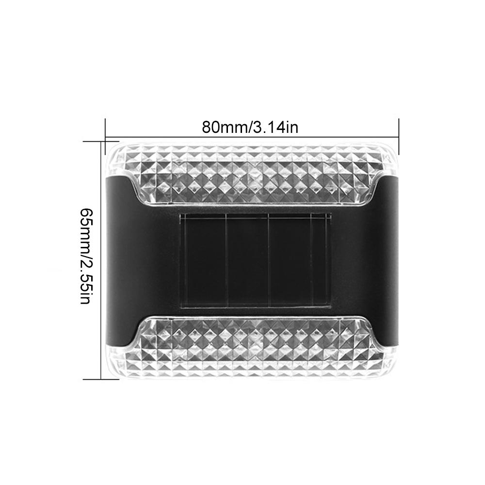 Светодиодные фонари на солнечных батареях Уличное садовое освещение Солнечный светильник для ступенек на террасе Лампа для солнечного света Декор для двора Солнечный светильник для сада Настенное освещение