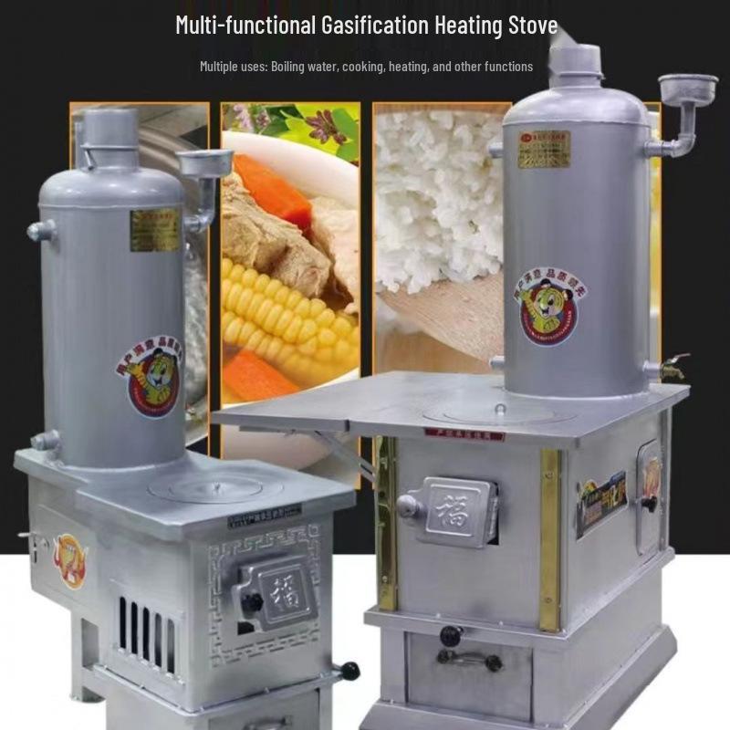 Многофункциональная деревенская отопительная печь Leide Zhu с радиатором, работает на угле и древесном угле для зимнего отопления.