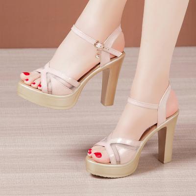 Женские босоножки на платформе с открытым носком, женские свадебные туфли, модные сетчатые босоножки на высоком каблуке, женские туфли на высоком каблуке 32-43