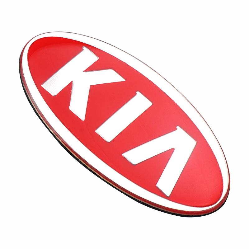 AXADSN1 ABS Car Steering Wheel Logo Emblem Sticker Decals For KIA GT Sportage Ceed Sorento Cerato Optima Picanto Rio Soul k5 Stonic K4