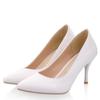 Elegant Pumps Shoes Woman 2025 Spring High Heels Red Pink White Nude Women's Heeled Party Office Wedding Shoes Female Large Size