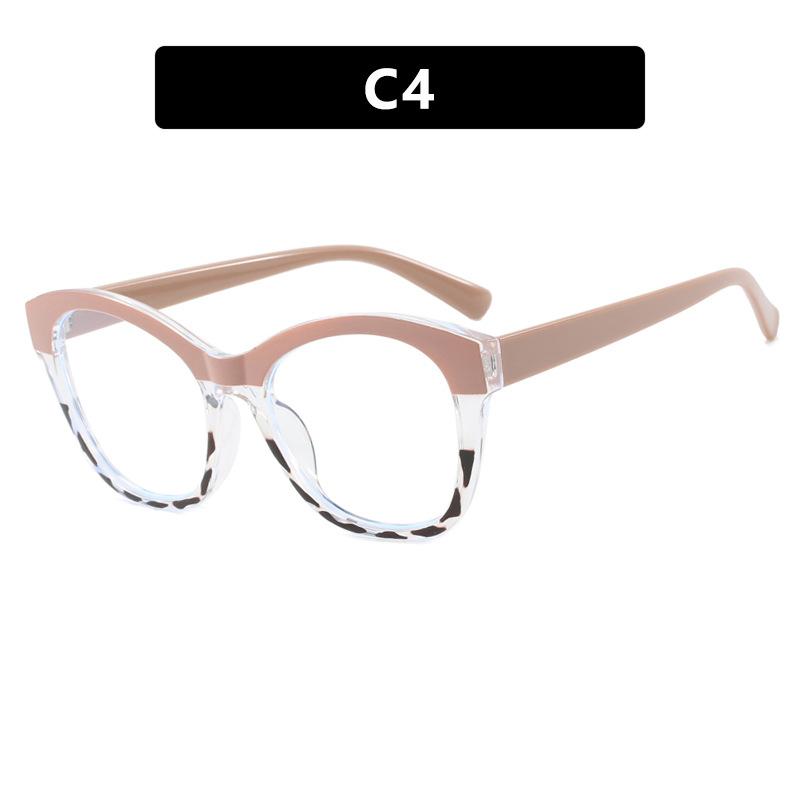 Дизайн Роскошного Бренда Анти-Синий Свет Большие Женские Лоскутный Цвет Рамки Фотохромные Очки для Гиперметропии Персонализированные +100~+600
