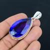 Подвеска из натурального танзанита, серебро 925 пробы, ювелирные изделия-подвески, серебряные подвески ручной работы для подарка, пасхальный подарок