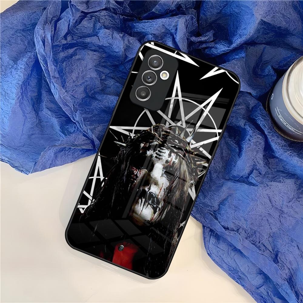 Чехол для телефона S-Slipknot Популярная группа для Samsung S25 S24 S30 S21 S23 S20 S22 Fe S10 E S9 Note 20 Pro Ultra Plus стеклянная крышка