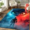 1Pc Dragon Boy Adventure Rug, Office Carpet Indoor Outdoor Doormat, Non-Slip, Comfortable, Living, Christmas Halloween, Xmas Gift N1112