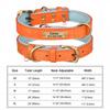 Customized Dog Collar Soft Padded Leather Pet Collar For Small Medium Large Dogs With Free Engraved Nameplate ID Tag Anti-lost