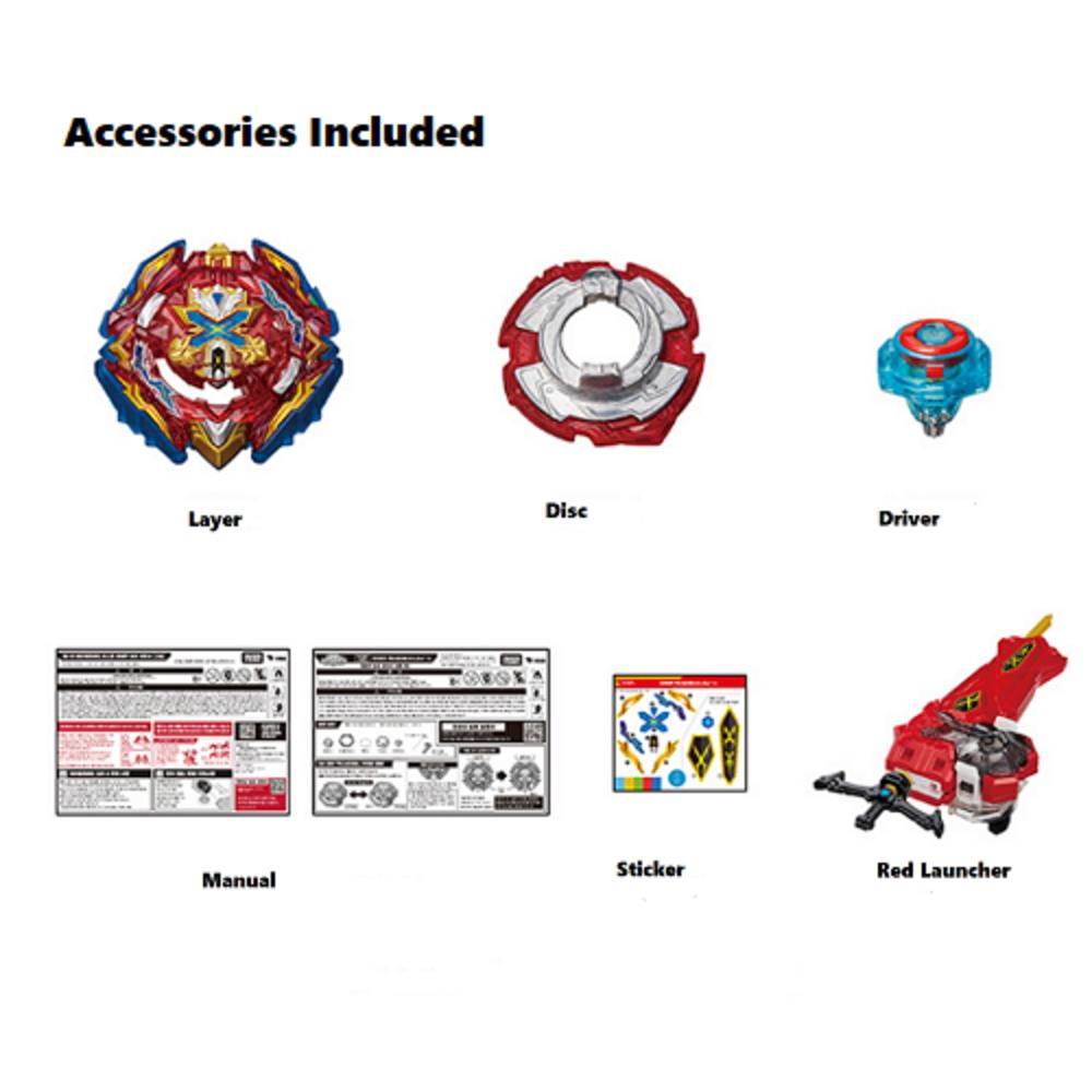 Стартовый набор Beyblade Burst B-200 Xiphoid Xcalibur с пусковой установкой для мечей Youngtoys Takara Tomy