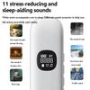 Подушечный Bluetooth-динамик с костной проводимостью, Белый шум, Помощь для сна, Саундбар, Светодиодный дисплей, TF MP3-музыкальный плеер, Таймер выключения