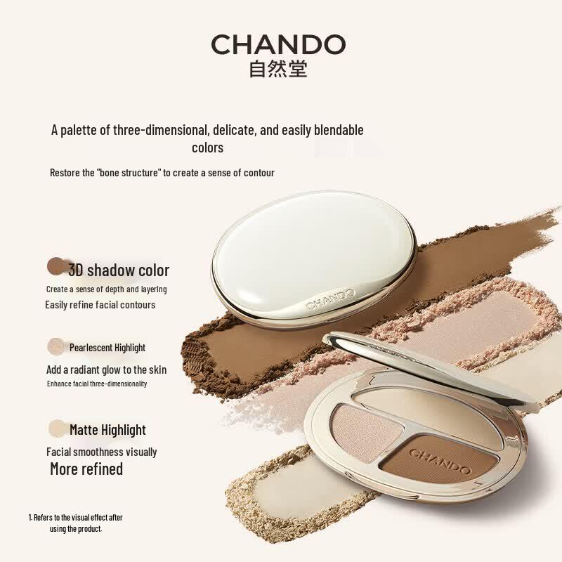 CHANDO 3-Color 3D Sculpting Contour Palette