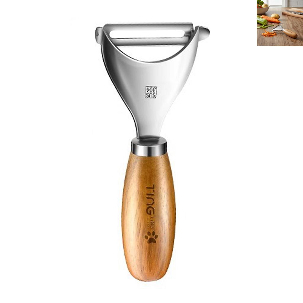 Stainless Steel Vegetable Peeler for Pumpkin and Winter Melon with Anti Slip Handle