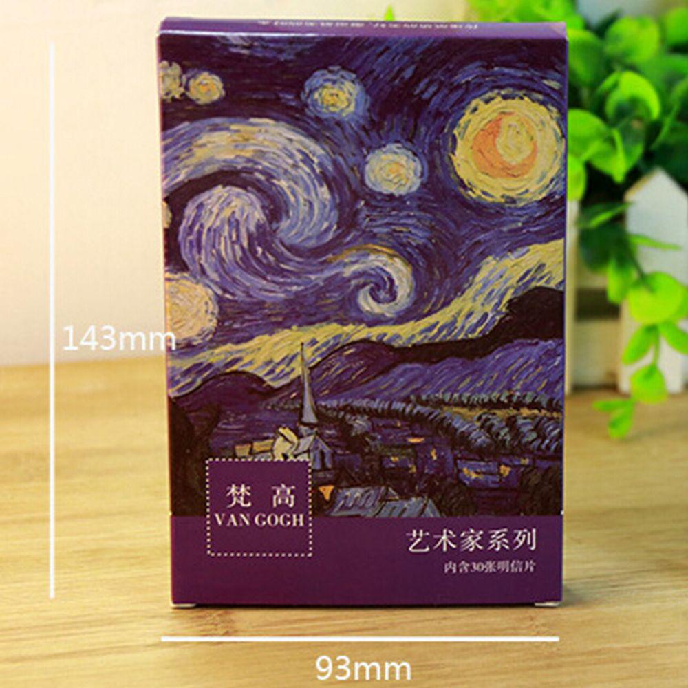 PCs/lot Colourful Gift Office & School Supplies New Postcards Retro Bookmark Van Gogh Oil Painting