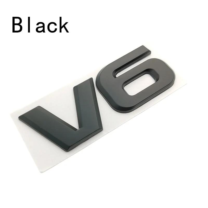 1 шт. 3D V6 Наклейка-эмблема с логотипом автомобиля Значок для автомобиля Наклейка Для Fiesta Mustang Ranger Стайлинг