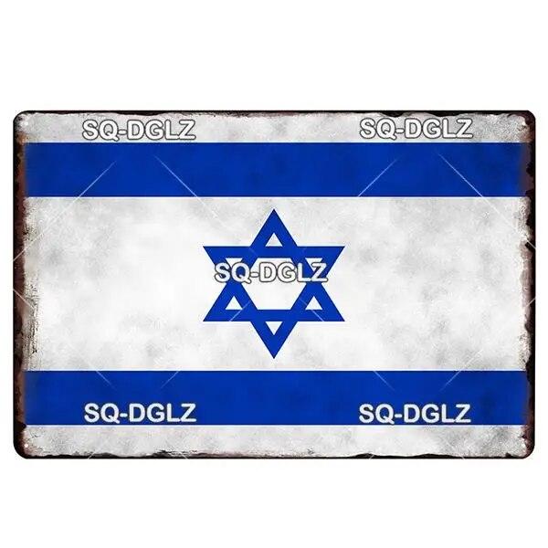 [SQ-DGLZ] Italy Flag Metal Sign Vintage Plaque Tin Sign Wall Decor For Bar Pub Metal Crafts Retro Travel Poster