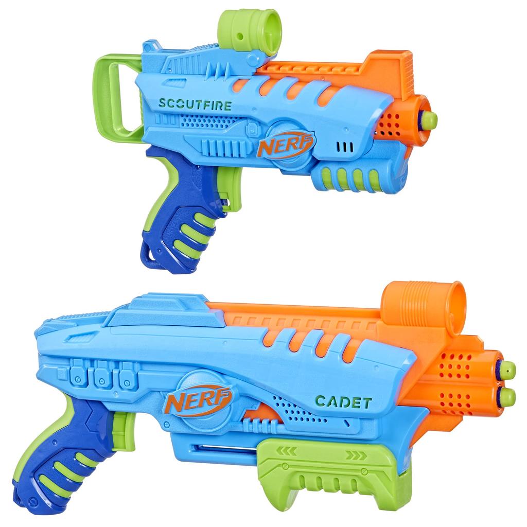 Hasbro Nerf Elite Ultimate Starter 2 вида из 15 Nerf Elite для активного отдыха от 6 лет и старше F6369 Оригинальный продукт JR. Набор, простые в использовании бластеры, дротики,