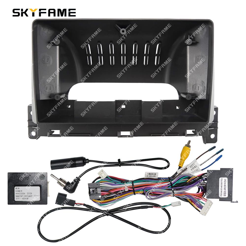 SKYFAME Car Frame Fascia Adapter Canbus Box Decoder Android Radio Dash Fitting Panel Kit For Great Wall Wingle 7