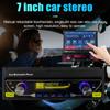 7-дюймовая автомобильная стереосистема с одним DIN и телескопическим сенсорным экраном, FM-радио, поддержка BT MP5-плеера