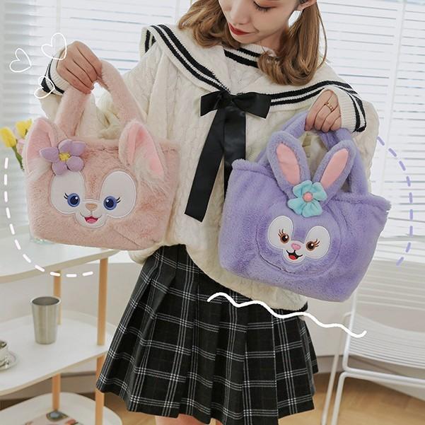 Plush Starry Sky Cartoon Tote Bag With Lightweight Fabric For Casual Travel And Girls
