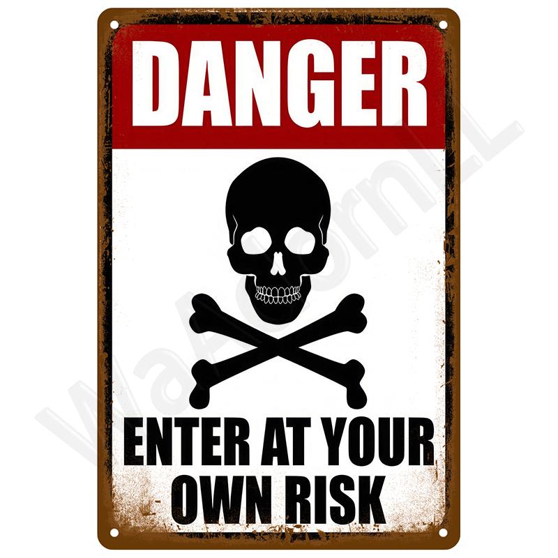 Vintage Bar Metal Signs Bathroom House Living Room Home Retro Wall Decorations Items Luxury Decor Interior Art Posters Tin Signs